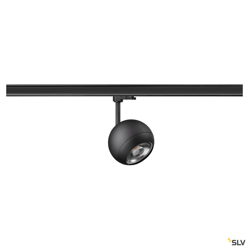 SLV 1008184 LIGHT EYE ® 150, 3~ spotlight, round, GU10, 1x max. 13 W, matt black