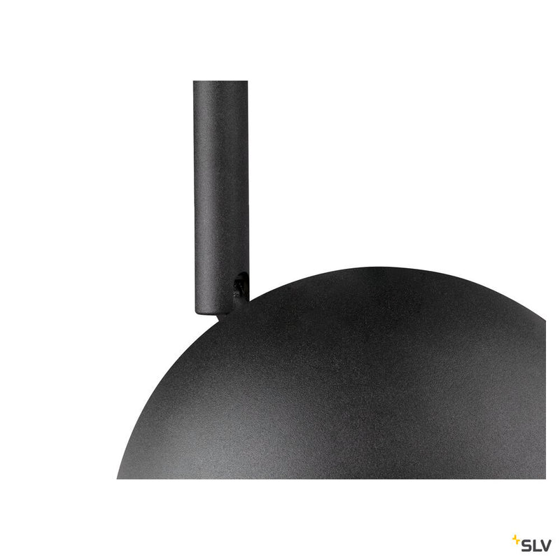 SLV 1008184 LIGHT EYE ® 150, 3~ spotlight, round, GU10, 1x max. 13 W, matt black