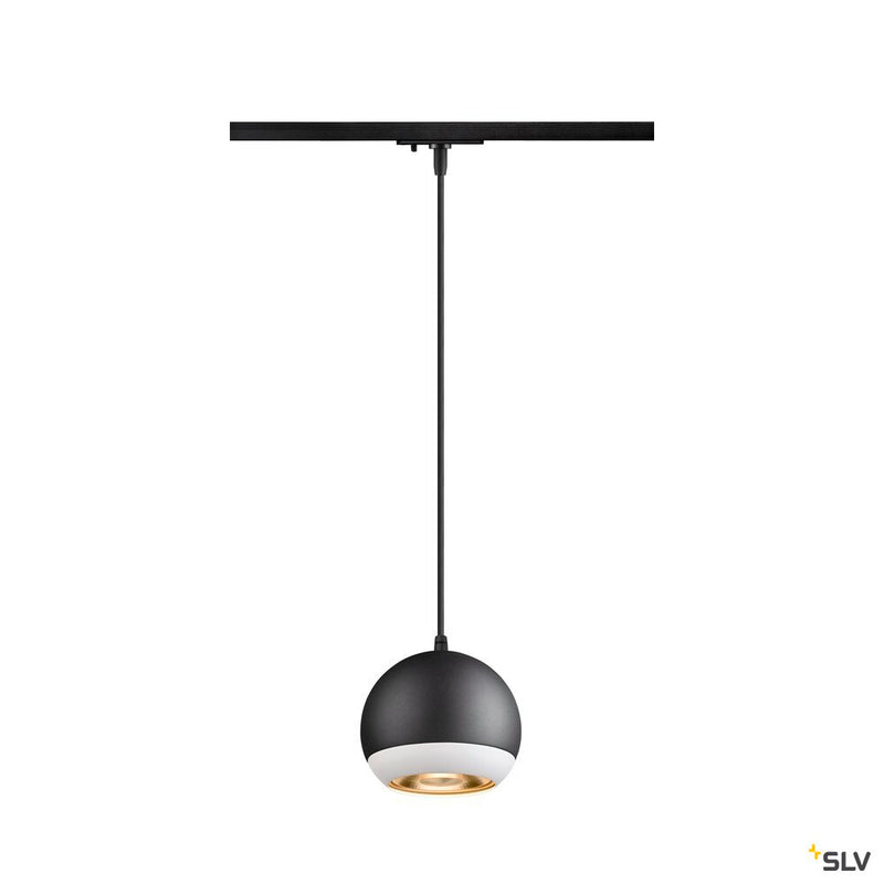 SLV 1008174 LIGHT EYE® 150, 1~ pendant light, GU10, pendant length 150 cm, 1x max. 13 W, matt black