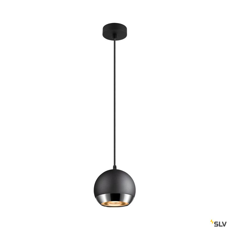 SLV 1008178 LIGHT EYE® 150, pendant light, GU10, pendant length 150 cm, 1x max. 13 W, matt black
