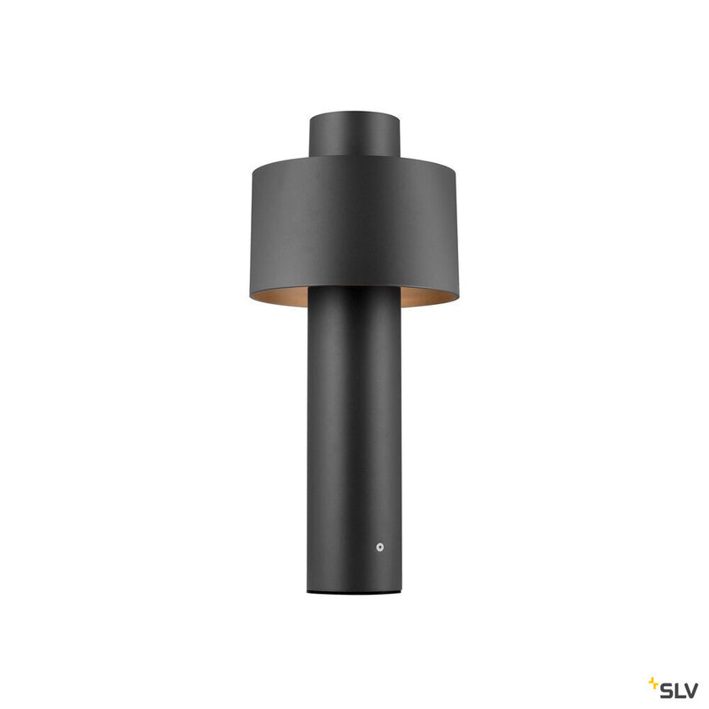 SLV 1008195 PHOTONI CYL POLE 45, free-standing lamp, E27, 1x max. 13 W, black