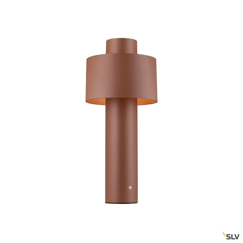 SLV 1008196 PHOTONI CYL POLE 45, free-standing lamp, E27, 1x max. 13 W, rust
