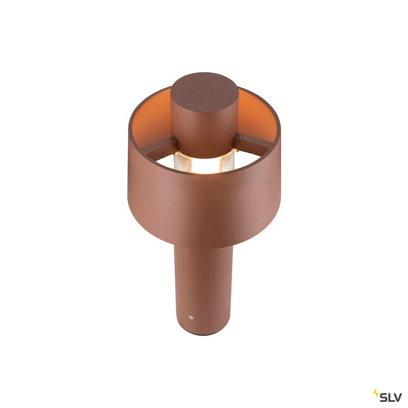 SLV 1008196 PHOTONI CYL POLE 45, free-standing lamp, E27, 1x max. 13 W, rust