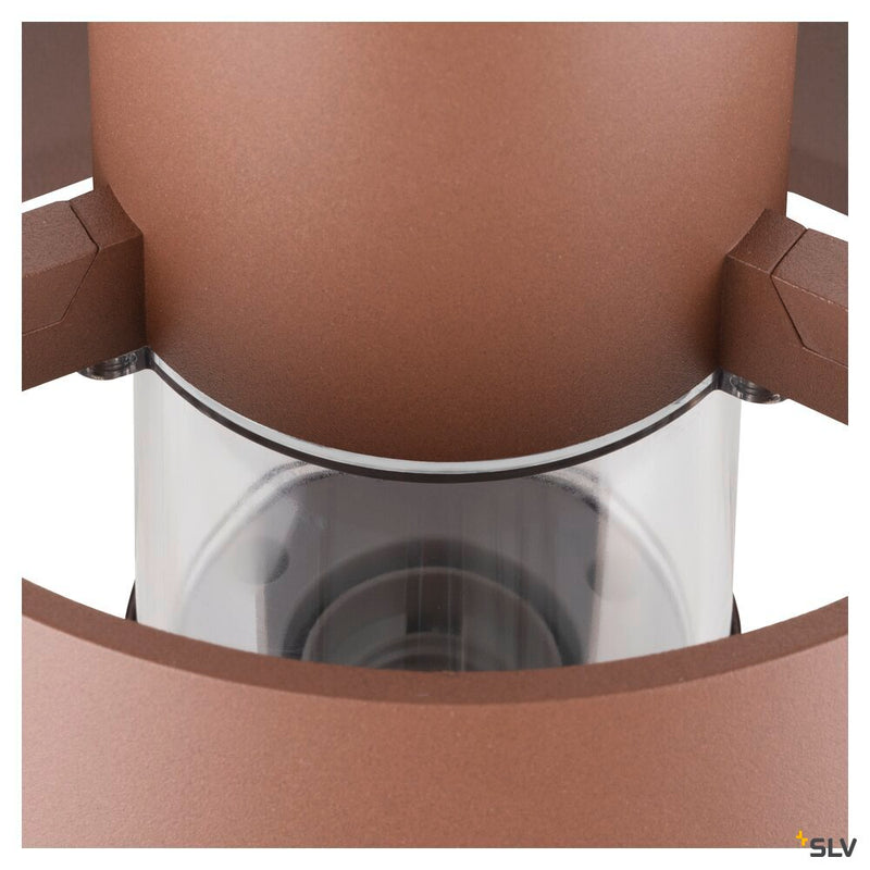 SLV 1008196 PHOTONI CYL POLE 45, free-standing lamp, E27, 1x max. 13 W, rust
