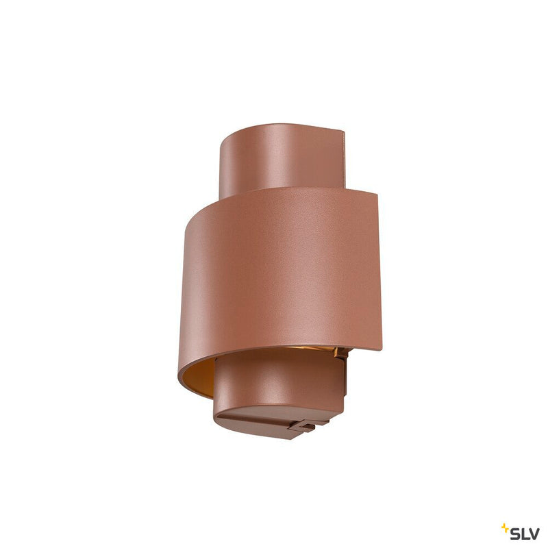 SLV 1008198 PHOTONI CYL, wall-mounted light, cylindrical, 1x max. 13 W, E27, rust