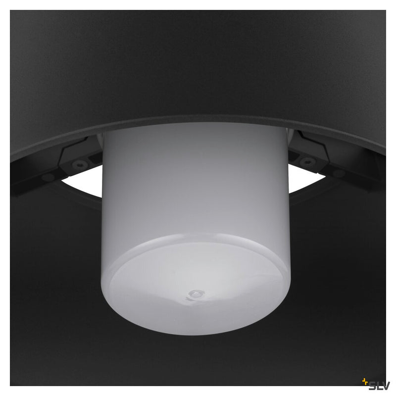 SLV 1008199 PHOTONI CYL, ceiling-mounted light, cylindrical, 1x max. 13 W, E27, black
