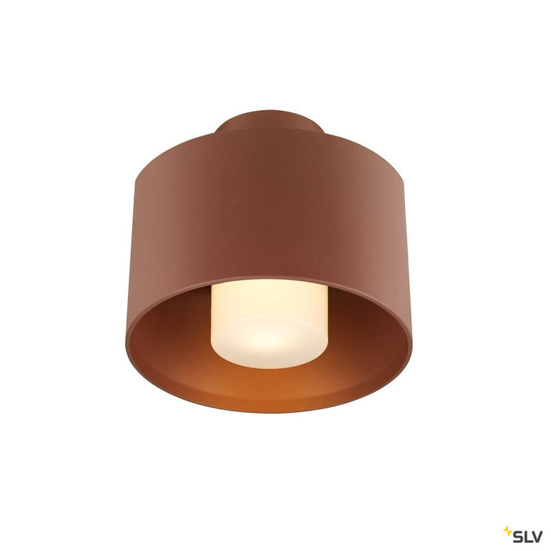 SLV 1008200 PHOTONI CYL, ceiling-mounted light, cylindrical, 1x max. 13 W, E27, rust