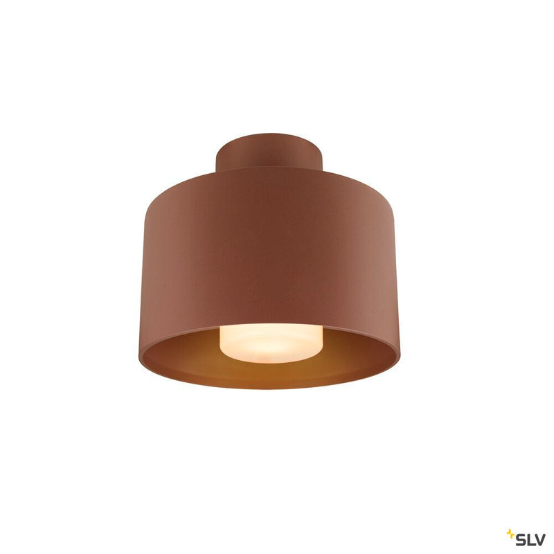 SLV 1008200 PHOTONI CYL, ceiling-mounted light, cylindrical, 1x max. 13 W, E27, rust