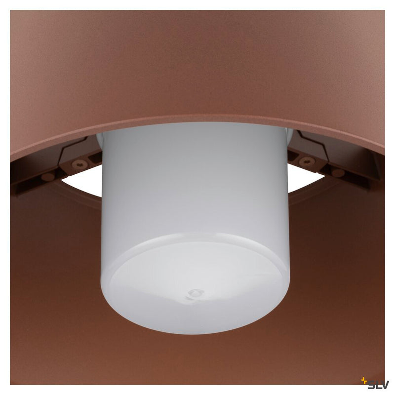 SLV 1008200 PHOTONI CYL, ceiling-mounted light, cylindrical, 1x max. 13 W, E27, rust