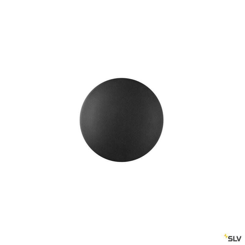 SLV 1008201 MANA 40 lampshade, round, H: 2.2 cm, black