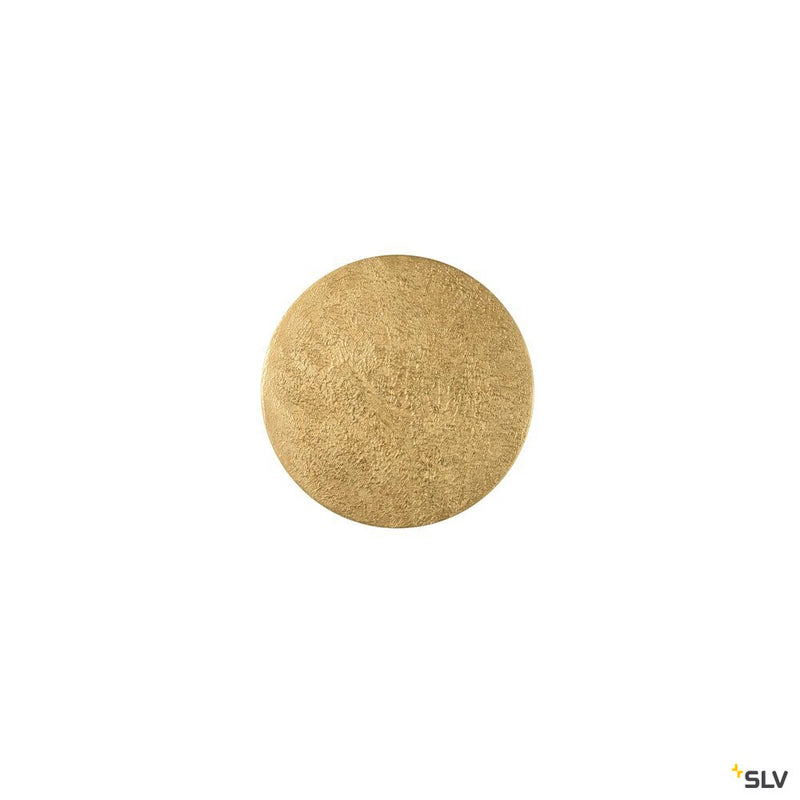SLV 1008205 MANA 40 lampshade, round, moon structure, H: 2.2 cm, gold