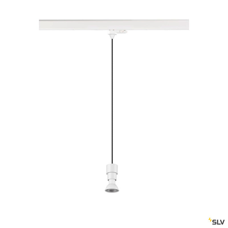 SLV 1008211 PURI 2.0 Basic, 3~ pendant light, GU10, pendant length 200 cm, 1x max. 6 W, white