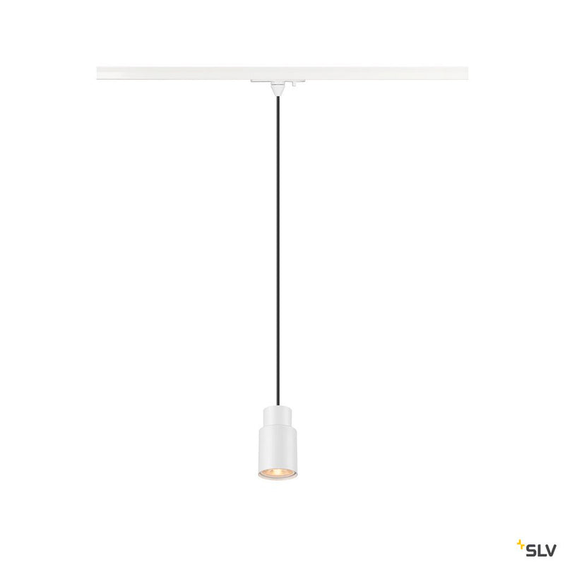SLV 1008256 PURI 2.0 Tube, 1~ pendant light, GU10, pendant length 200 cm, 1x max. 6 W, white
