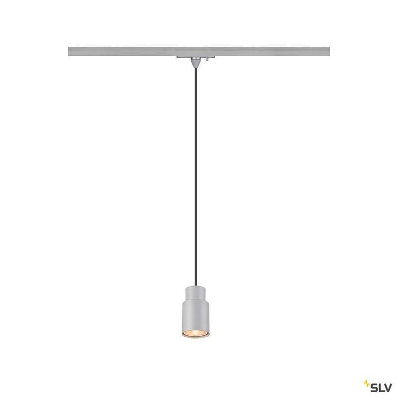 SLV 1008257 PURI 2.0 Tube, 1~ pendant light, GU10, pendant length 200 cm, 1x max. 6 W, grey