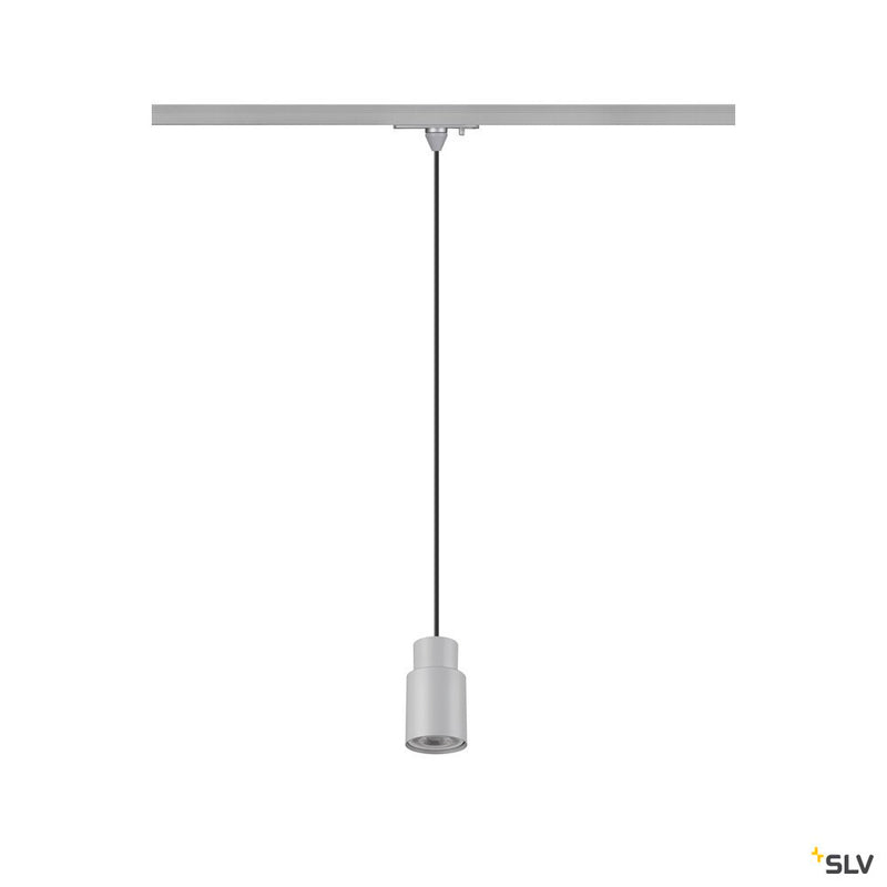 SLV 1008257 PURI 2.0 Tube, 1~ pendant light, GU10, pendant length 200 cm, 1x max. 6 W, grey