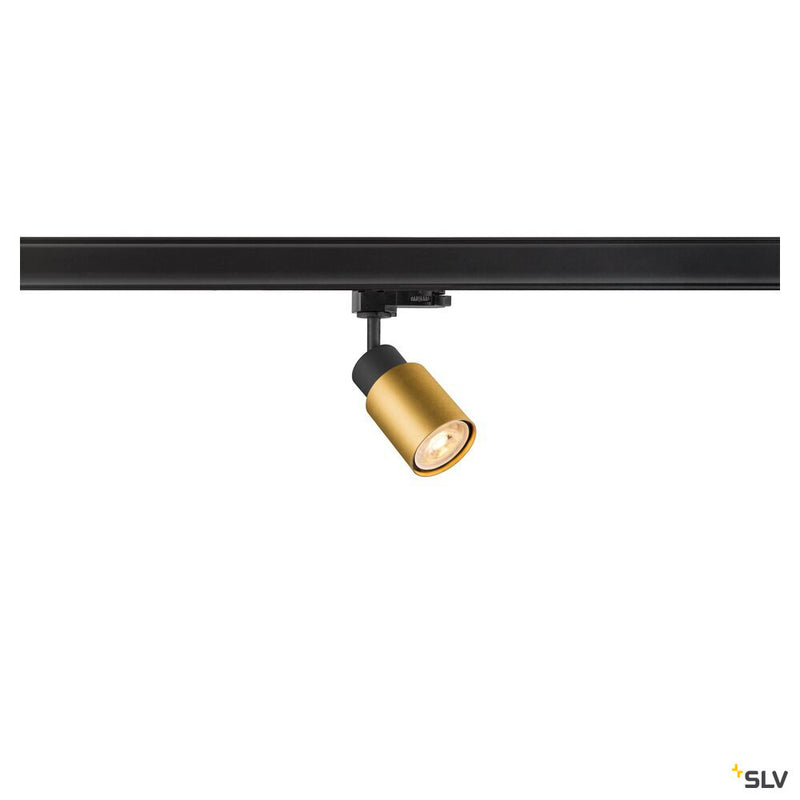 SLV 1008267 PURI 2.0 Tube, 3~ spot, GU10, 1x max. 6 W, black / gold