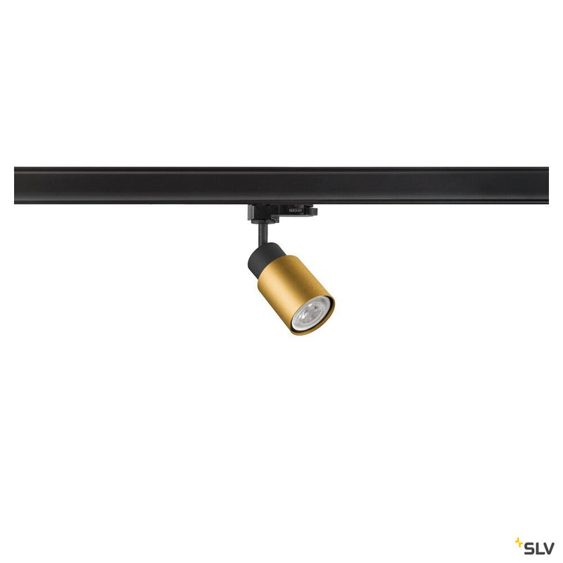 SLV 1008267 PURI 2.0 Tube, 3~ spot, GU10, 1x max. 6 W, black / gold