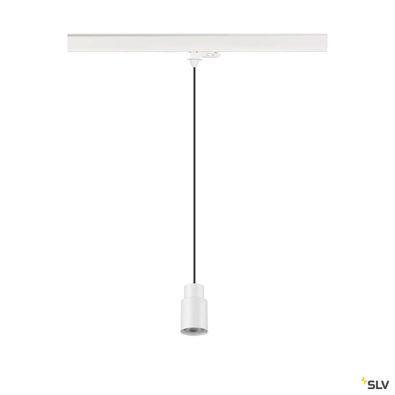 SLV 1008277 PURI 2.0 Tube, 3~ pendant light, GU10, pendant length 200 cm, 1x max. 6 W, white