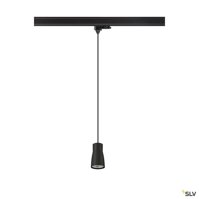 SLV 1008281 PURI 2.0 Dome, 3~ pendant light, GU10, pendant length 200 cm, 1x max. 6 W, black