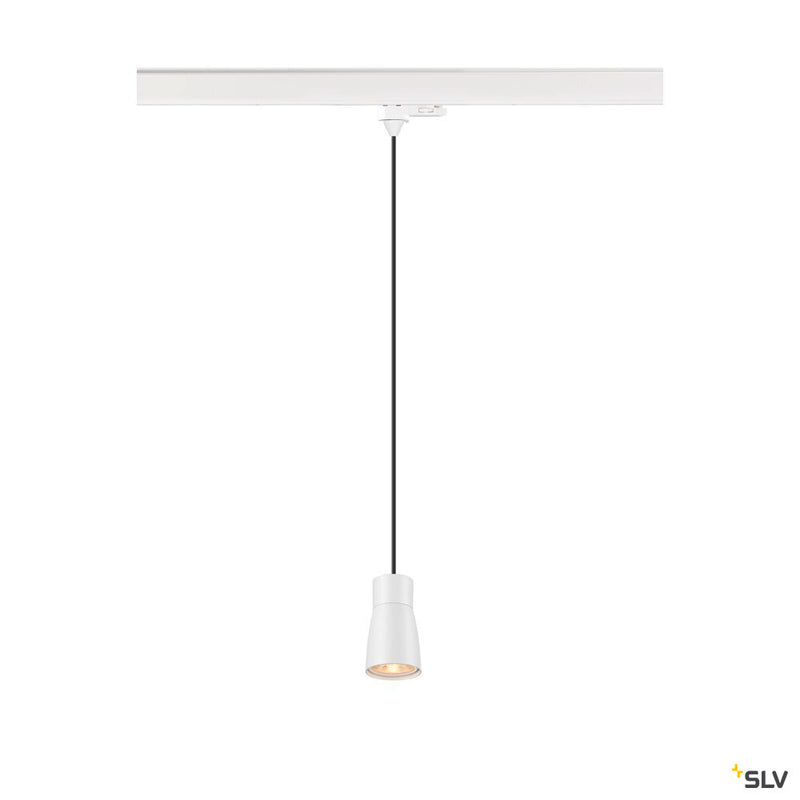 SLV 1008283 PURI 2.0 Dome, 3~ pendant light, GU10, pendant length 200 cm, 1x max. 6 W, white