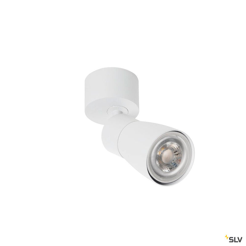 SLV 1008294 PURI 2.0 Dome, wall and ceiling-mounted light, 1x max. 6 W GU10, white