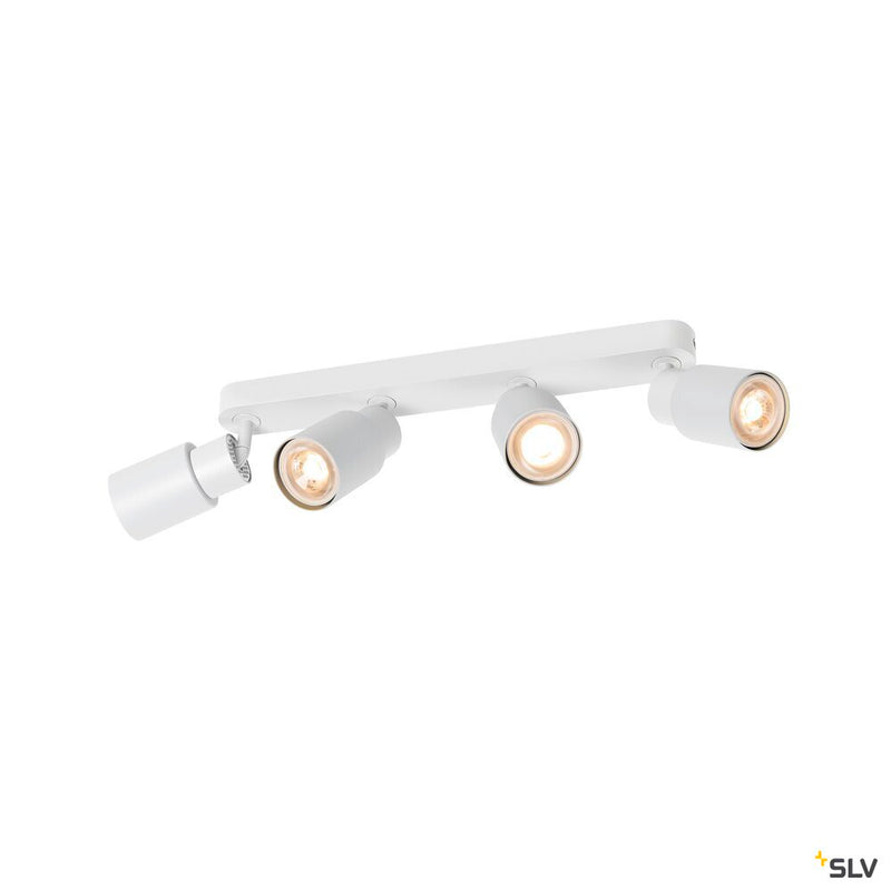 SLV 1008346 PURI 2.0 Tube, wall and ceiling-mounted light, long, 4 x max. 6 W GU10, white