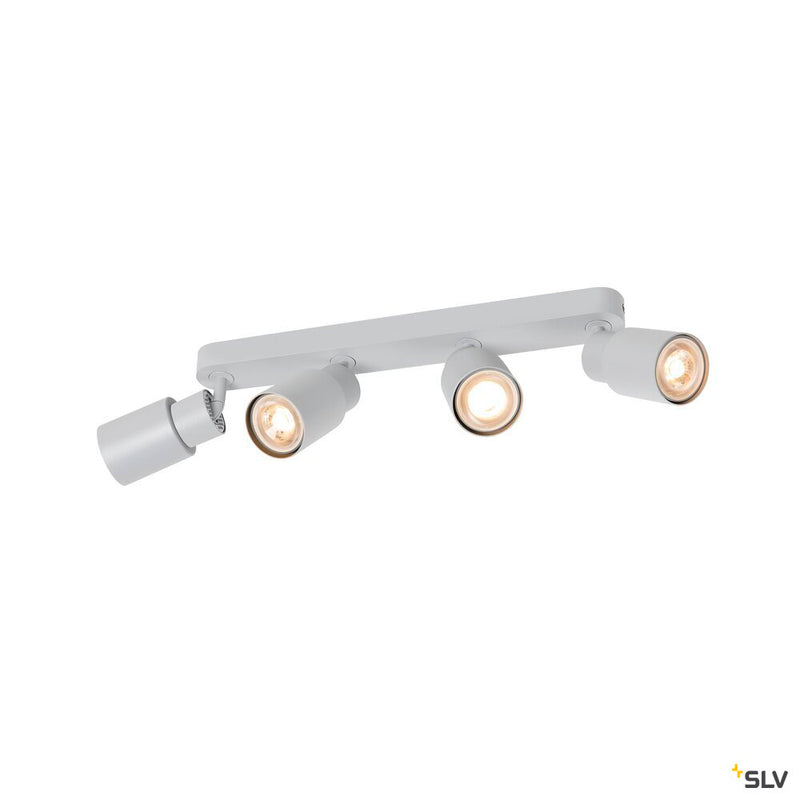 SLV 1008347 PURI 2.0 Tube, wall and ceiling-mounted light, long, 4 x max. 6 W GU10, grey