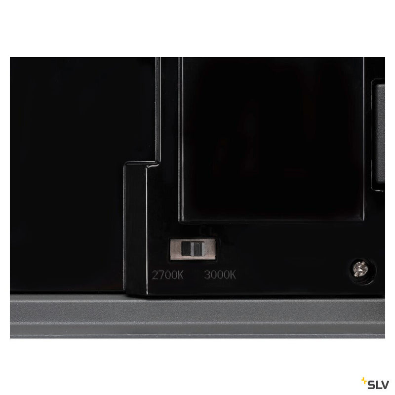 SLV 1008384 RASTERLYS WL, wall-mounted light, rectangular, 2700/3000 K, 14 W, PHASE, 70°, anthracite