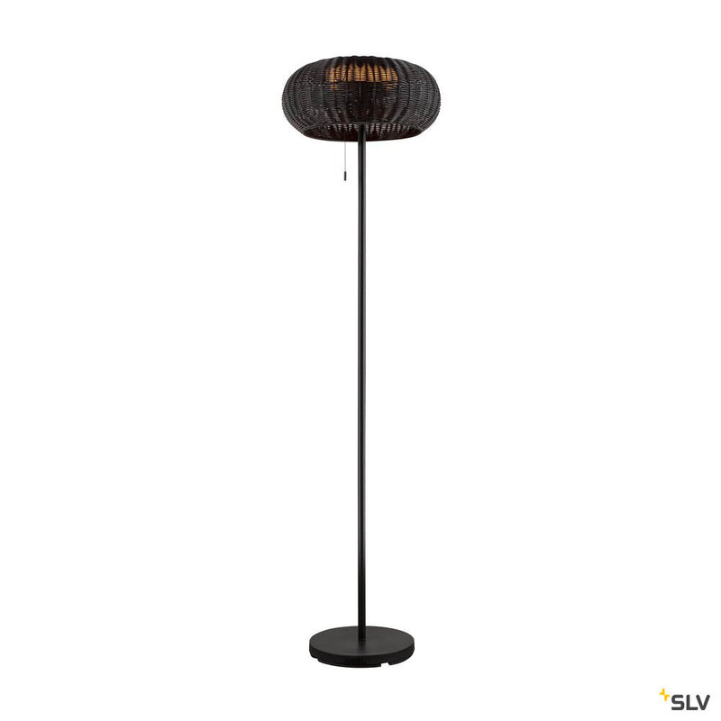 SLV 1008386 ADEGAN, outdoor free-standing light, solar, 2200 K, IP65, black