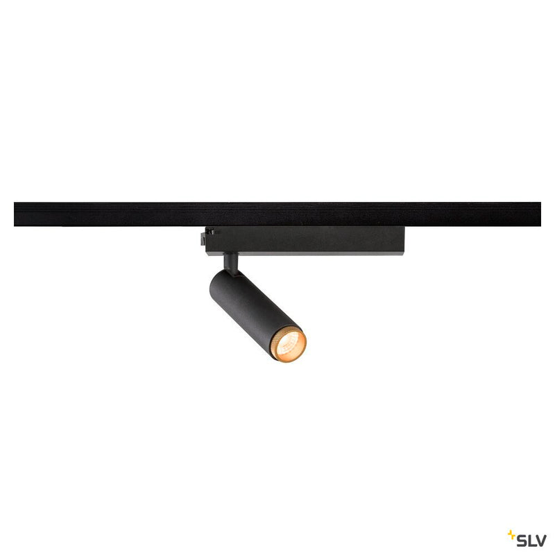 SLV 1008392 GRIP! S, 1~ spot, cylindrical, 2700 K, 11 W, PHASE, 29°, black / gold