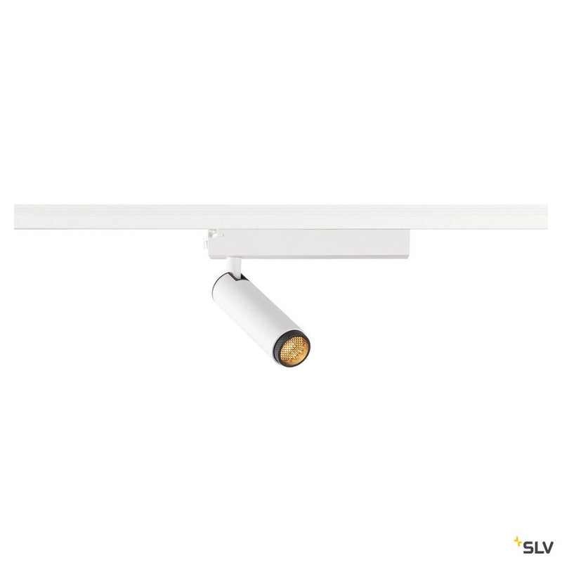 SLV 1008395 GRIP! S, 1~ spot, cylindrical, 3000 K, 11 W, PHASE, 29°, white / black