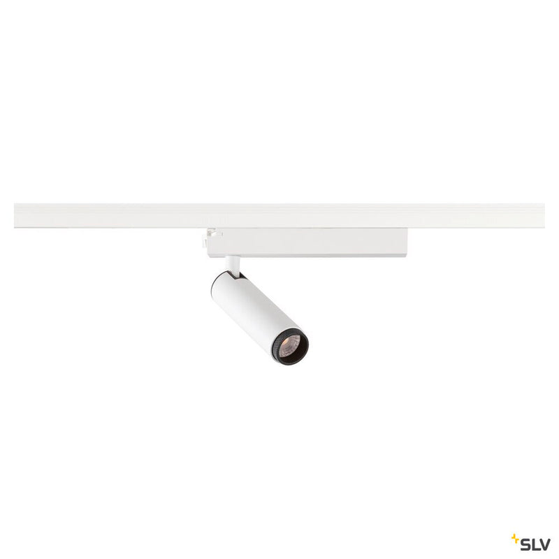 SLV 1008395 GRIP! S, 1~ spot, cylindrical, 3000 K, 11 W, PHASE, 29°, white / black