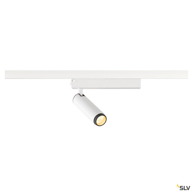 SLV 1008400 GRIP! S, 1~ spot, cylindrical, 2000-3000 K, 11 W, dim-to-warm, PHASE, 29°, white / black