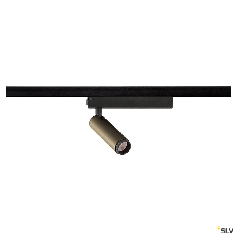 SLV 1008403 GRIP! S, 1~ spot, cylindrical, 2000-3000 K, 11 W, dim-to-warm, PHASE, 29°, bronze / black
