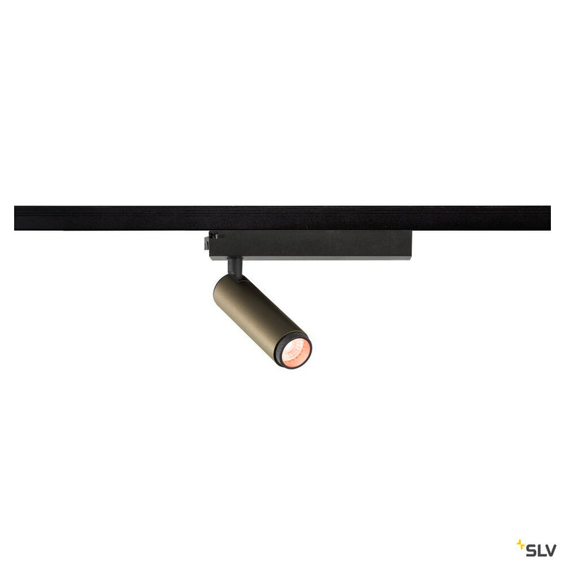 SLV 1008403 GRIP! S, 1~ spot, cylindrical, 2000-3000 K, 11 W, dim-to-warm, PHASE, 29°, bronze / black