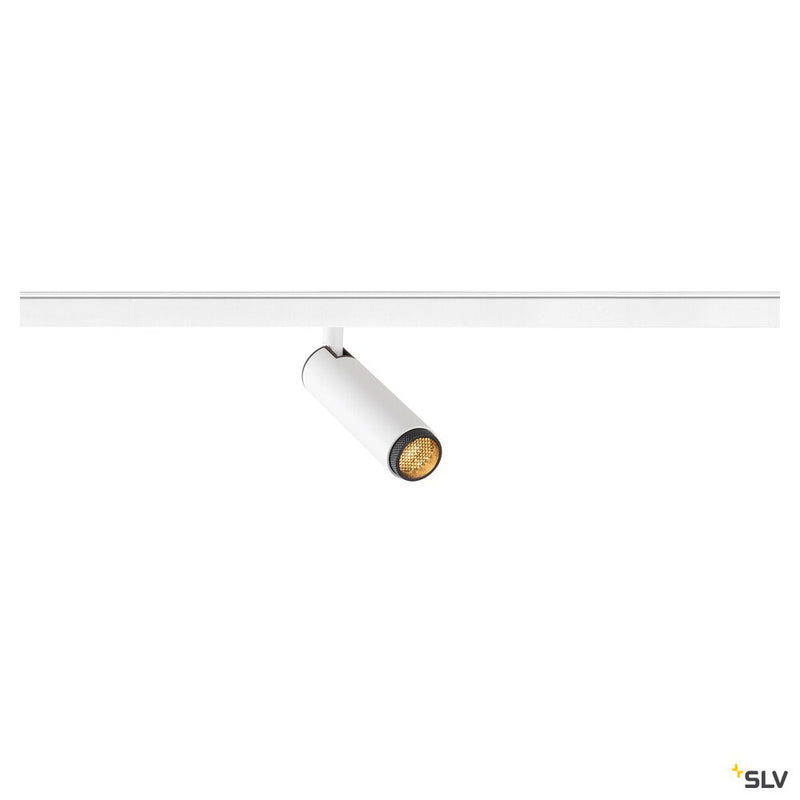 SLV 1008410 GRIP! S, 48V spot, cylindrical, 3000 K, 9.8 W, DALI, 29°, white / black