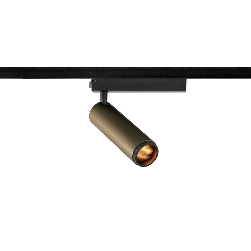 SLV 1008423 GRIP! M, 1~ spot, cylindrical, 2700 K, 20 W, PHASE, 42°, bronze / black