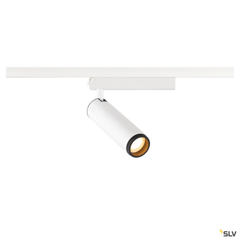 SLV 1008425 GRIP! M, 1~ spot, cylindrical, 3000 K, 20 W, PHASE, 42°, white / black