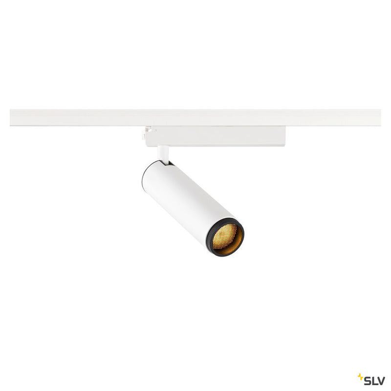 SLV 1008430 GRIP! M, 1~ spot, cylindrical, 2000-3000 K, 15 W, dim-to-warm, PHASE, 42°, white / black