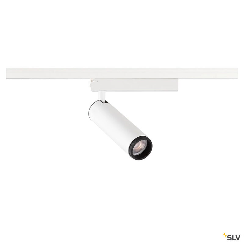 SLV 1008430 GRIP! M, 1~ spot, cylindrical, 2000-3000 K, 15 W, dim-to-warm, PHASE, 42°, white / black