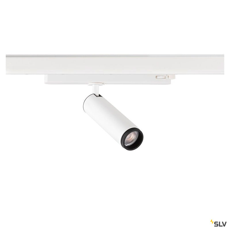 SLV 1008441 GRIP! M, 3~ spot, cylindrical, 2700 K, 20 W, PHASE, 42°, white / black