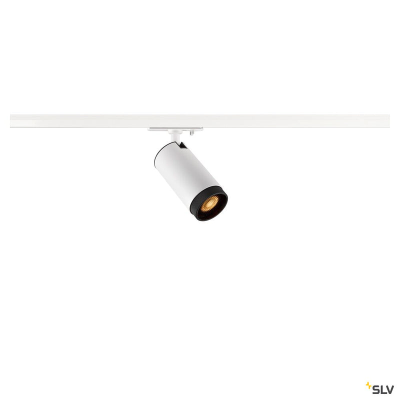 SLV 1008447 GRIP! L, 1~ spot, cylindrical, GU10, 1x max. 6 W, white / black