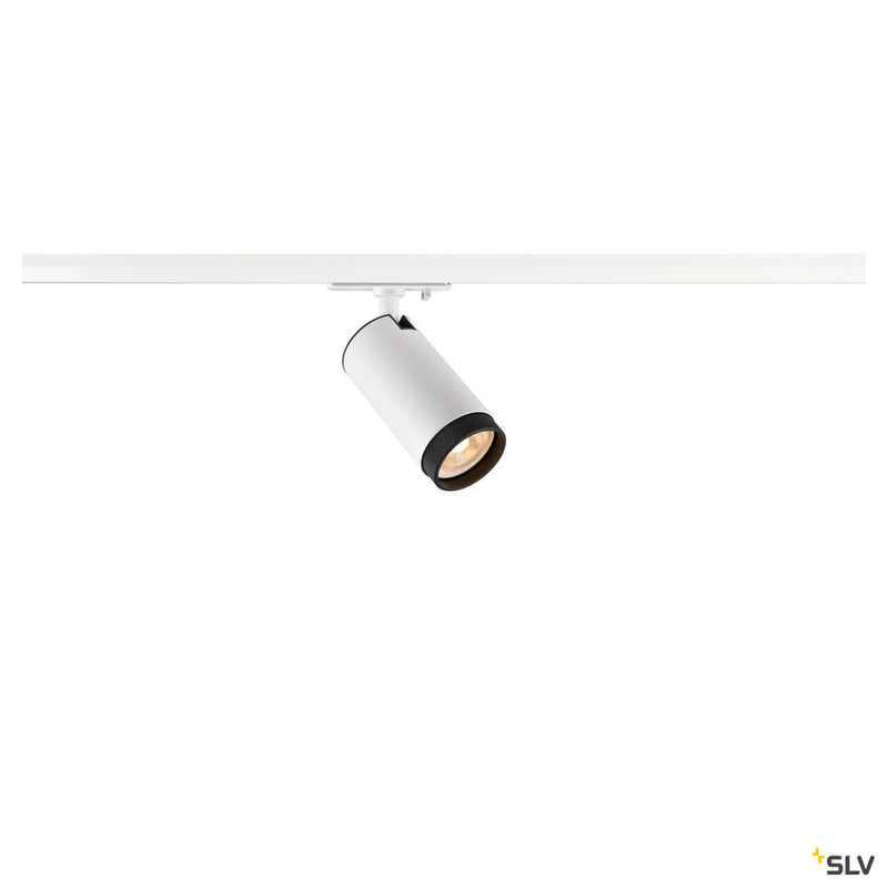 SLV 1008447 GRIP! L, 1~ spot, cylindrical, GU10, 1x max. 6 W, white / black