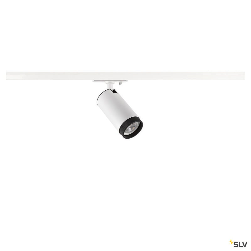 SLV 1008447 GRIP! L, 1~ spot, cylindrical, GU10, 1x max. 6 W, white / black