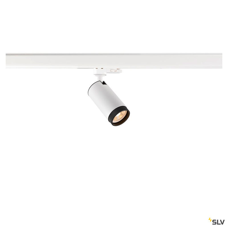 SLV 1008452 GRIP! L, 3~ spot, cylindrical, GU10, 1x max. 6 W, white / black