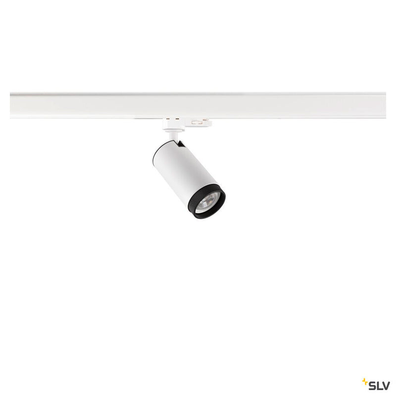 SLV 1008452 GRIP! L, 3~ spot, cylindrical, GU10, 1x max. 6 W, white / black