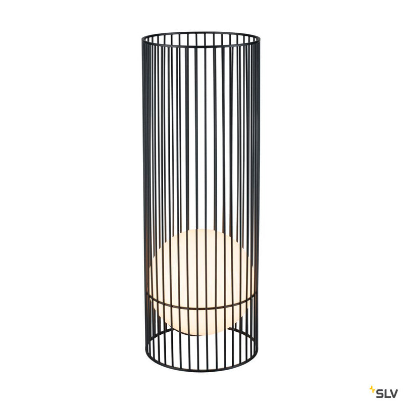 SLV 1008476 GRID SUN, outdoor free-standing light, 2700K, IP44/IP65, black / milky