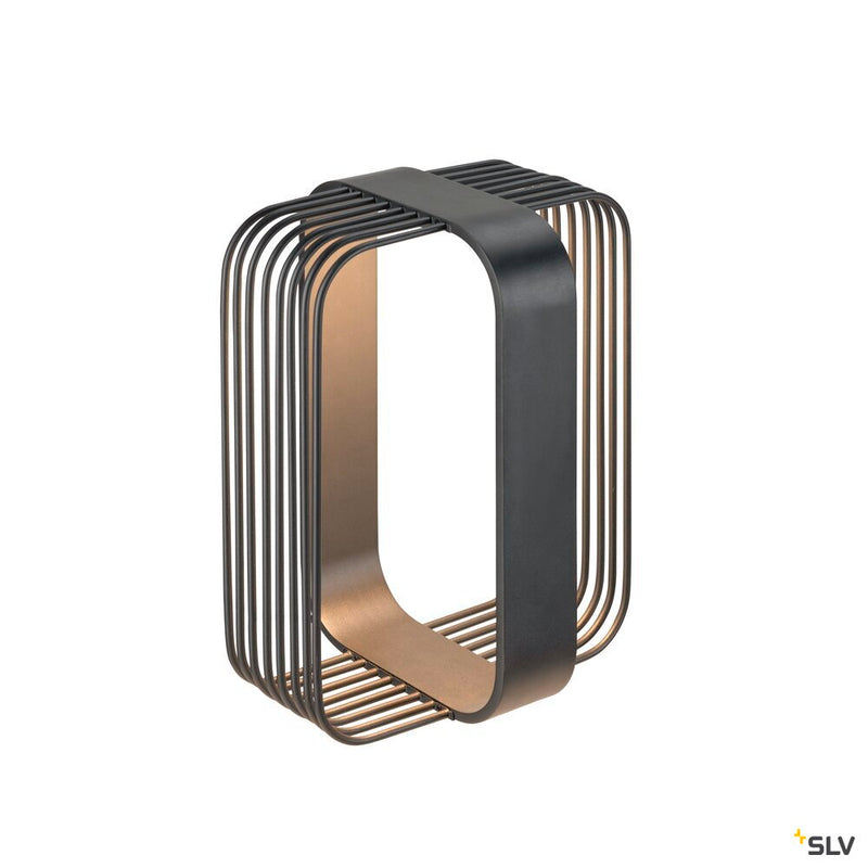 SLV 1008477 GRID CUBE, Free-standing lamp, 2700 K, IP65, Black