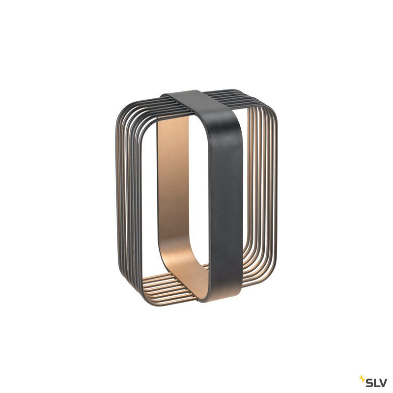SLV 1008477 GRID CUBE, Free-standing lamp, 2700 K, IP65, Black