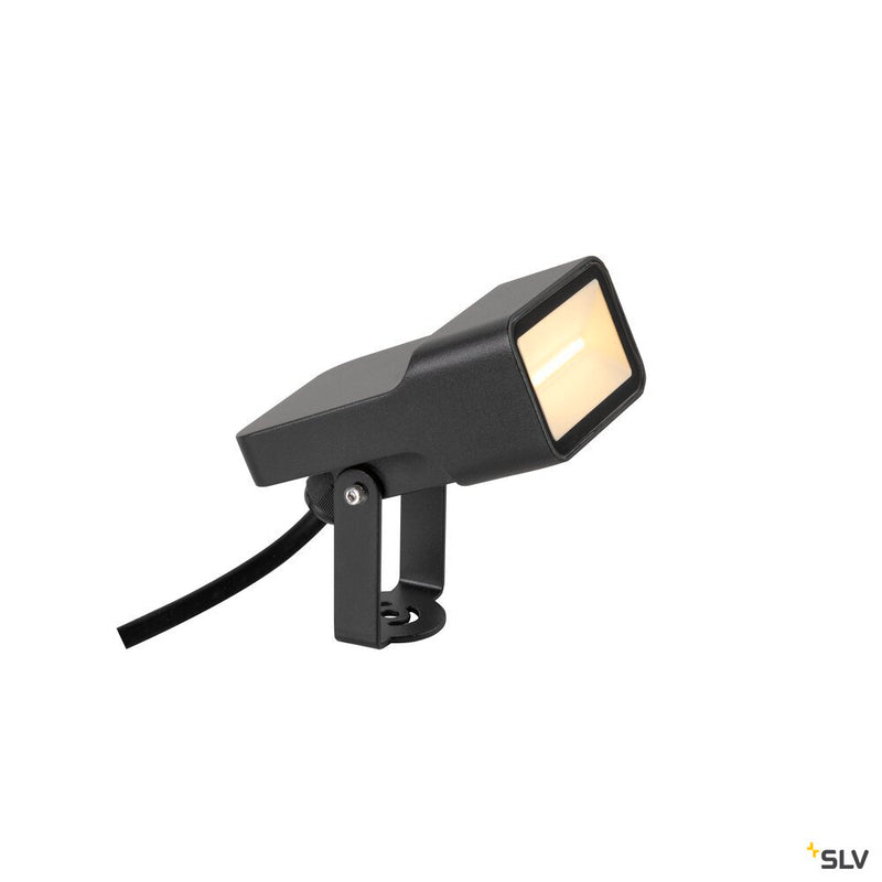 SLV 1008479 SYNA WIDE, ground spike light, 3000 K, 115°, IP65, square, black